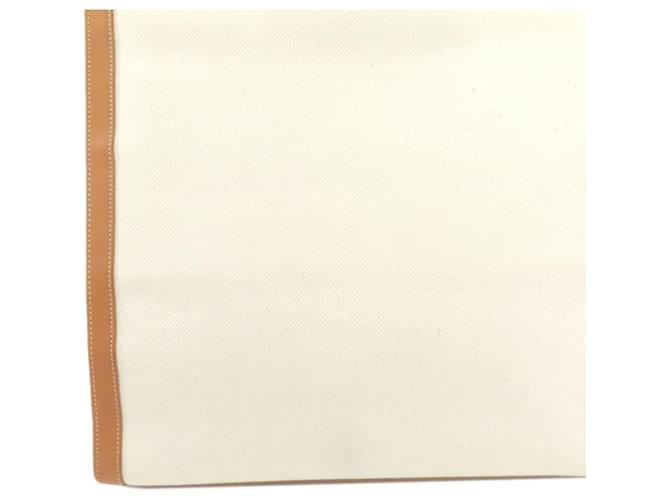Céline Celine Vertical Cabas Large Tote Bag Braun Weiß - Ansicht 13