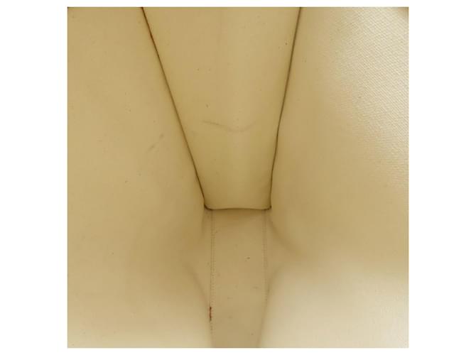 Céline Celine Vertical Cabas Large Tote Bag Braun Weiß - Ansicht 9