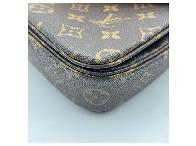 Metis Louis Vuitton Pochette Métis Monogram Marrone Monogramma - vista 12
