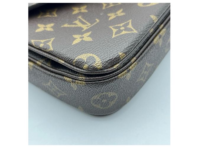 Metis Louis Vuitton Pochette Métis Monogram Marrone Monogramma - vista 13
