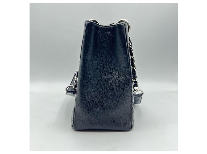 Chanel Grand Shopping Tote Bag in Black Caviar Leather - view 3