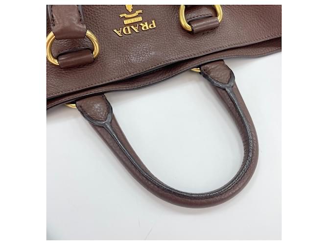 Borsa Tote 2-Way marrone Prada - vista 12