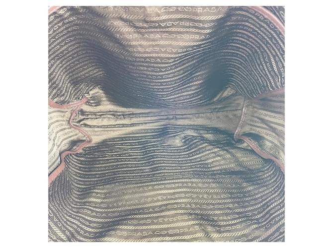 Borsa Tote 2-Way marrone Prada - vista 14