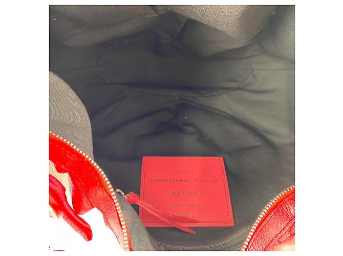 Céline Bolso de Hombro Celine Charlie Harper Sterling Rosa - vista 12