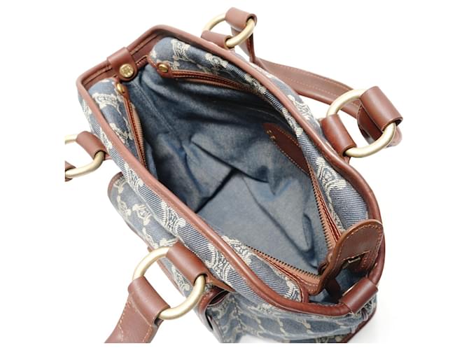 Céline Borsa Celine Paris Macadam Blu - vista 10