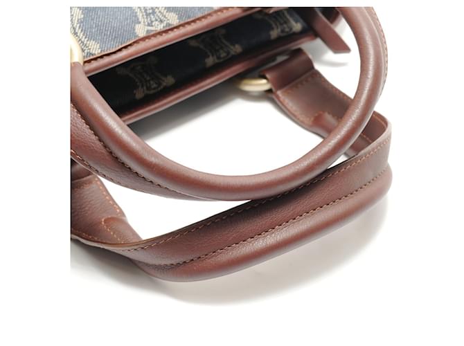 Céline Borsa Celine Paris Macadam Blu - vista 11