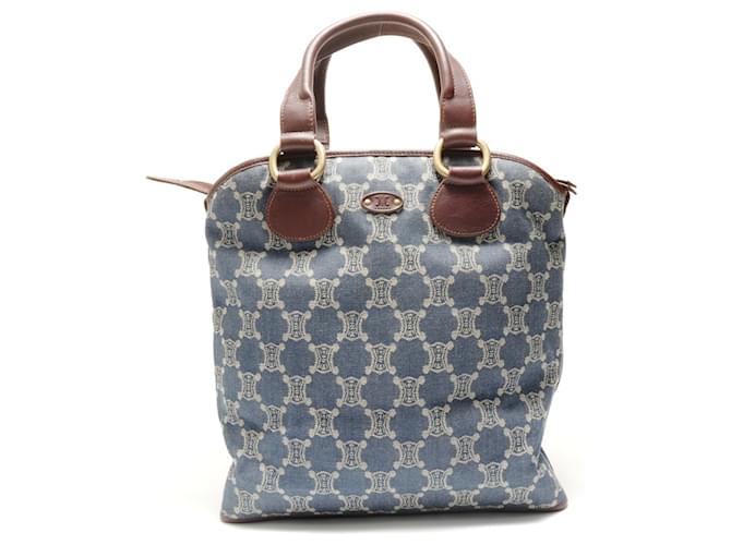 Céline Borsa Celine Paris Macadam Blu - vista 2