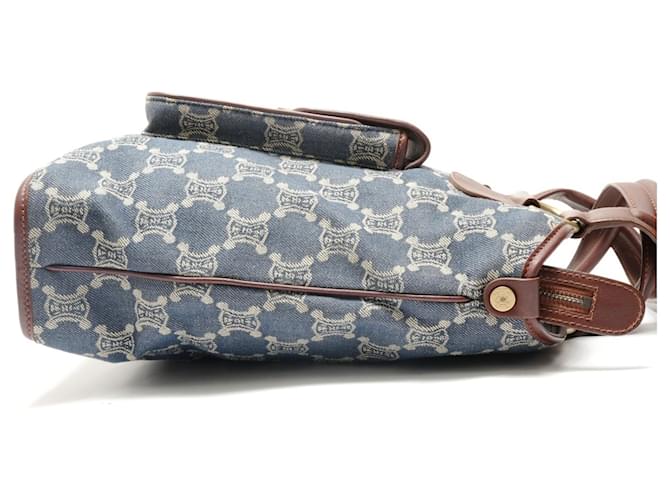 Céline Borsa Celine Paris Macadam Blu - vista 4