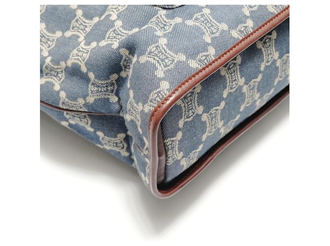 Céline Borsa Celine Paris Macadam Blu - vista 5