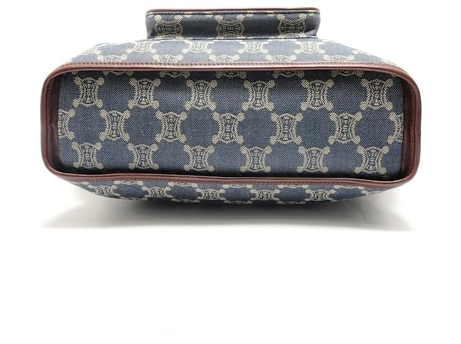 Céline Borsa Celine Paris Macadam Blu - vista 7
