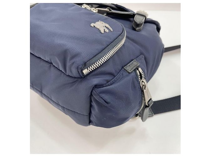 Zaino piccolo Burberry in blu navy - vista 10
