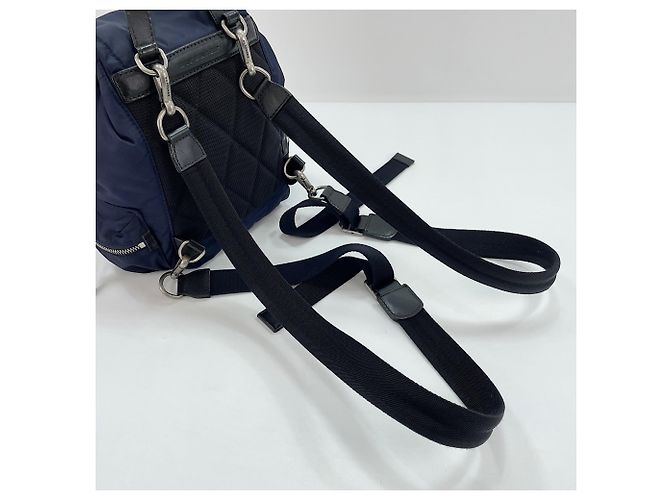 Zaino piccolo Burberry in blu navy - vista 11