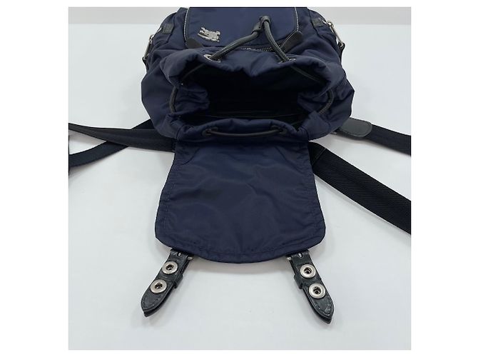 Zaino piccolo Burberry in blu navy - vista 12