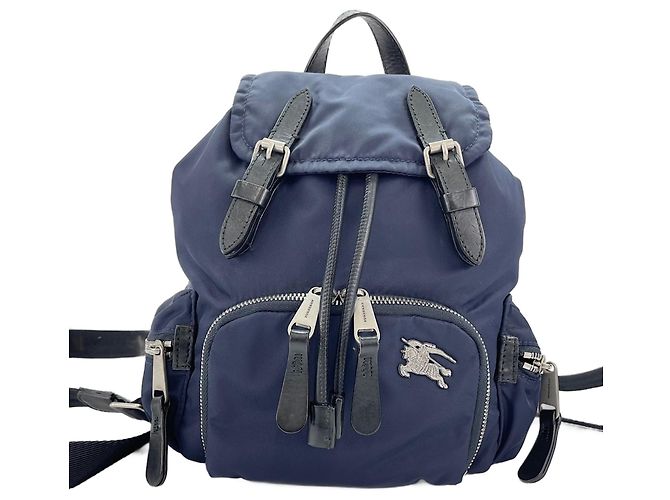Zaino piccolo Burberry in blu navy - vista 2