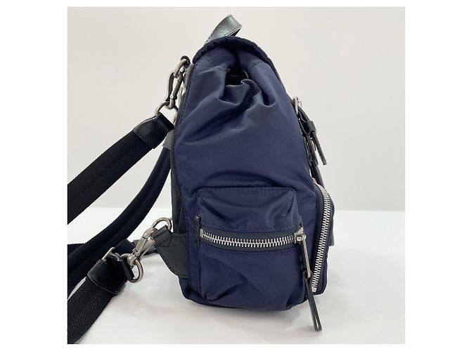 Zaino piccolo Burberry in blu navy - vista 6