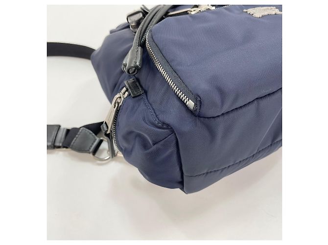 Zaino piccolo Burberry in blu navy - vista 9