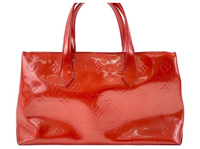 Borsa Tote Louis Vuitton Wilshire PM in Arancione - vista 3