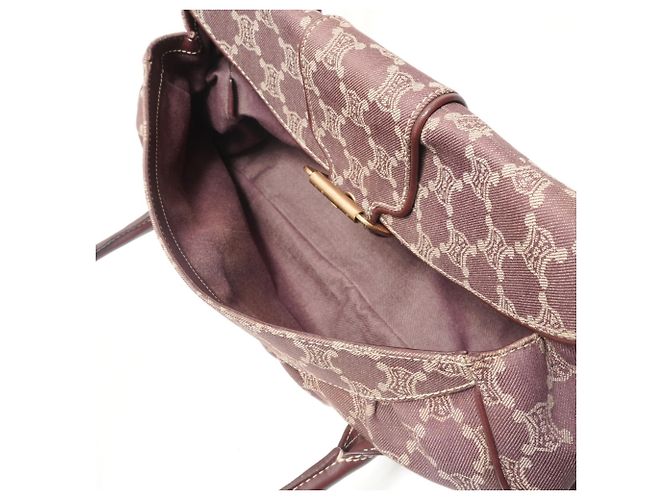 Céline Borsa a Spalla Celine Macadam Large Shoe Quetto Rosso - vista 11