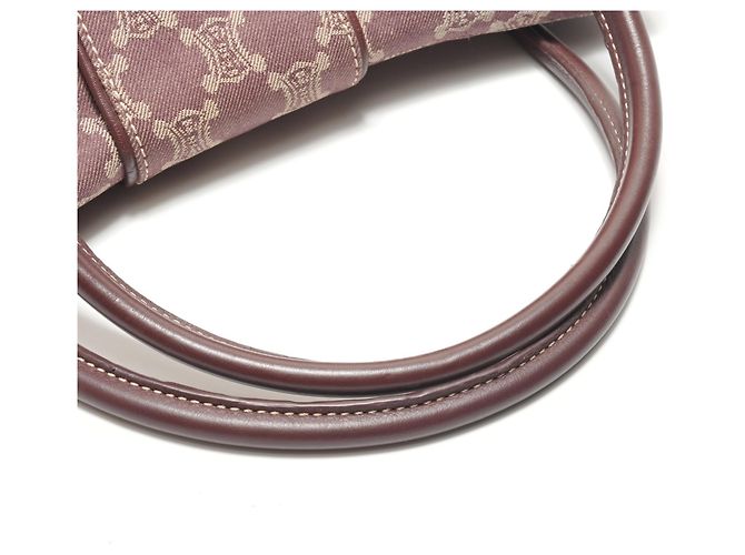 Céline Borsa a Spalla Celine Macadam Large Shoe Quetto Rosso - vista 12
