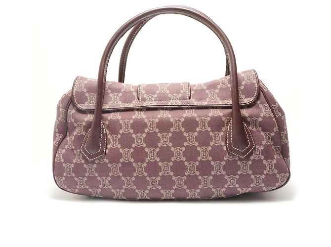 Céline Borsa a Spalla Celine Macadam Large Shoe Quetto Rosso - vista 2
