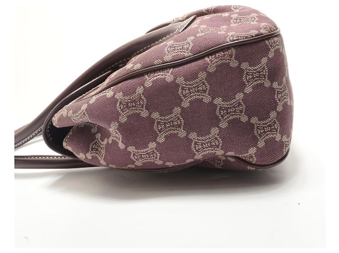 Céline Borsa a Spalla Celine Macadam Large Shoe Quetto Rosso - vista 3