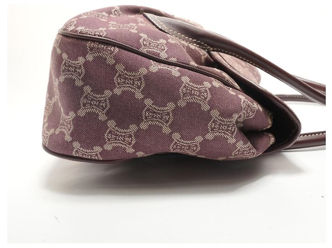 Céline Borsa a Spalla Celine Macadam Large Shoe Quetto Rosso - vista 4