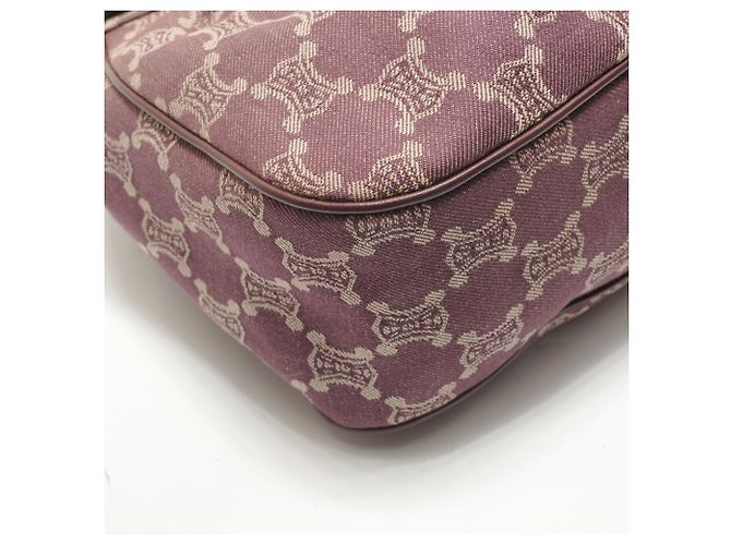Céline Borsa a Spalla Celine Macadam Large Shoe Quetto Rosso - vista 5