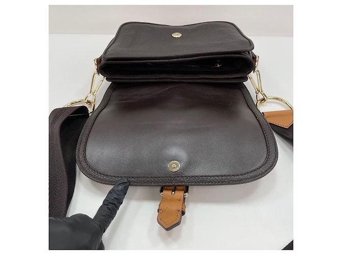 Borsa a tracolla Burberry marrone - vista 10