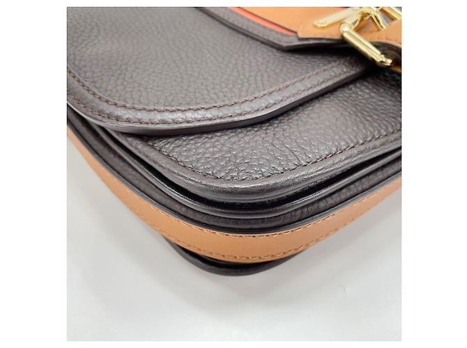 Borsa a tracolla Burberry marrone - vista 7
