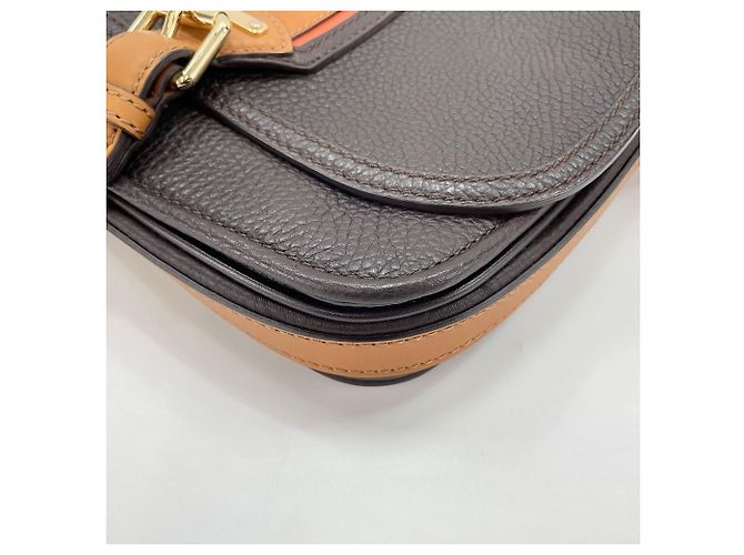 Borsa a tracolla Burberry marrone - vista 8