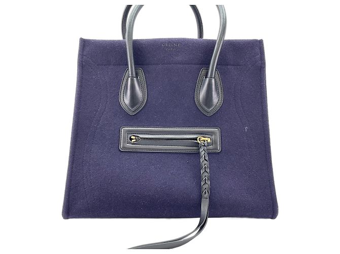 Céline Celine Luggage Phantom Handtasche Marineblau - Ansicht 2