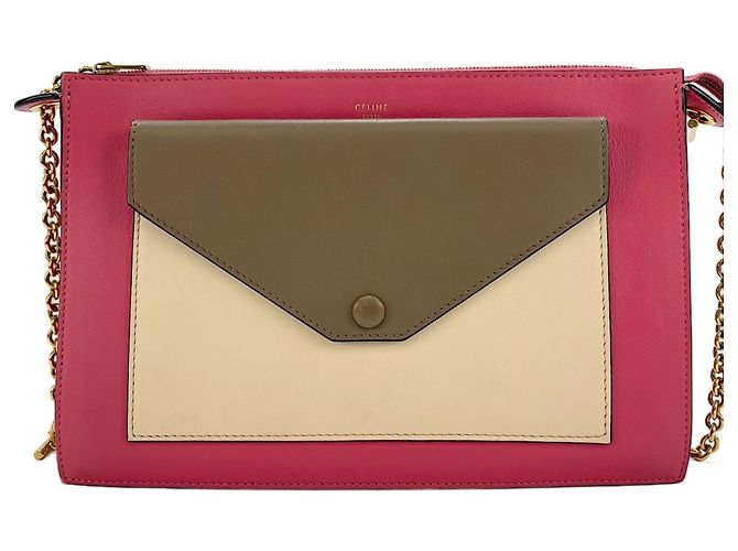 Céline Borsa a tracolla 2-Way Celine Pocket Large Rosa - vista 2
