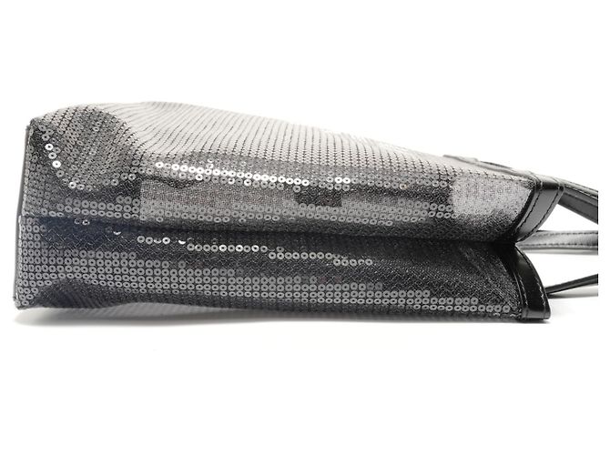 Borsa in rete con paillettes nere Prada Nero - vista 4