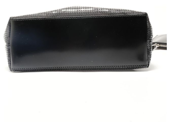 Borsa in rete con paillettes nere Prada Nero - vista 7