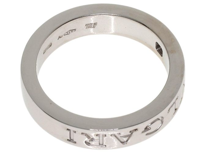 Bulgari Bvlgari Double Logo Diamantring aus 18K Weißgold Golden - Ansicht 4