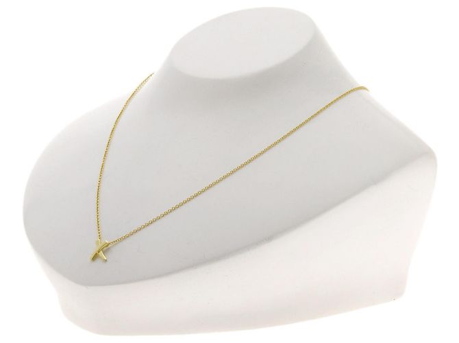 Tiffany & Co Collana Tiffany Graffiti X in Oro Giallo 18K D'oro - vista 4
