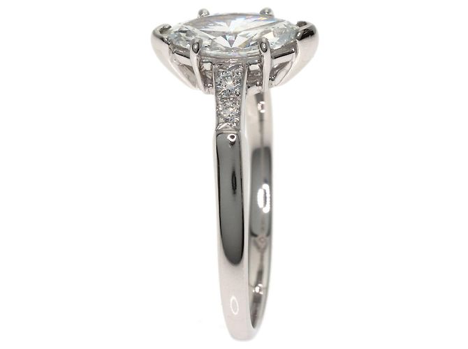 Anello Anniversario Harry Winston Trist Diamond Argento - vista 3