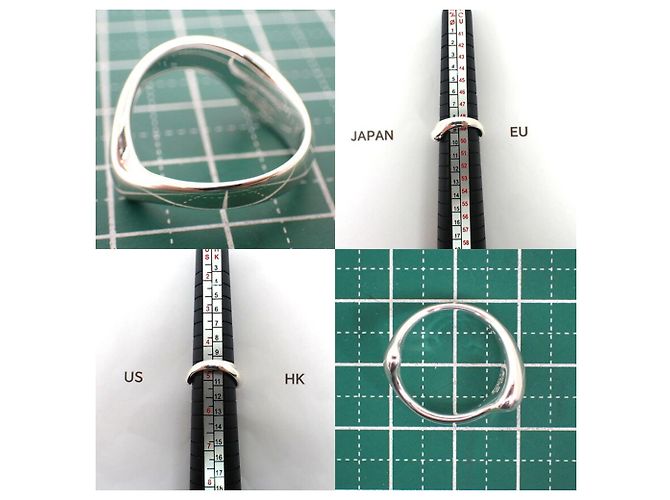 Anello Tiffany & Co. in argento sterling con onde curve - vista 9