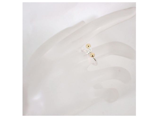 Anello Love Knot in argento sterling e oro giallo 18K di Tiffany & Co. - vista 5