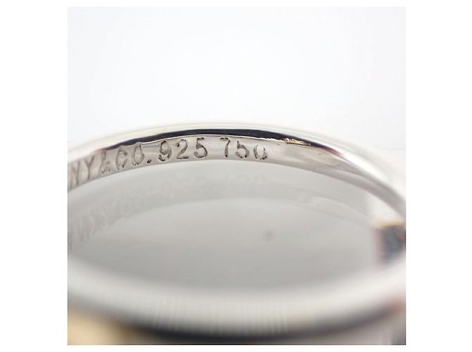 Anello Love Knot in argento sterling e oro giallo 18K di Tiffany & Co. - vista 8