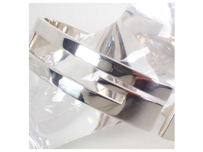 Bracciale rigido Gucci 925 con logo G - vista 3