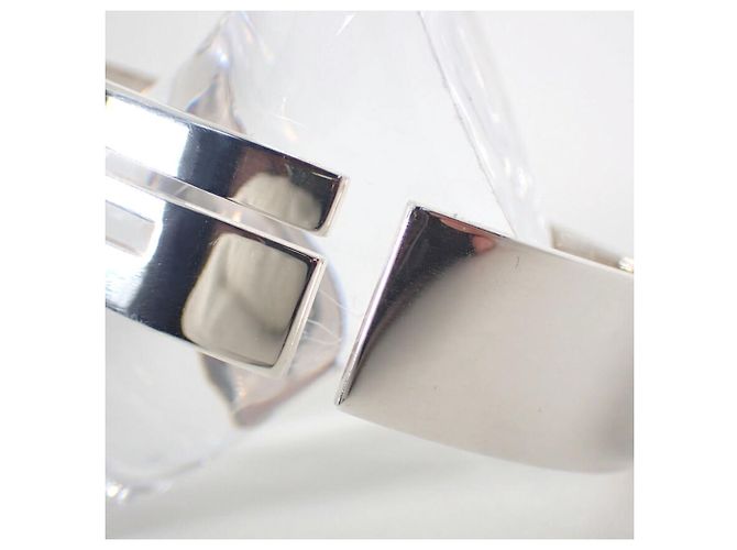 Bracciale rigido Gucci 925 con logo G - vista 4