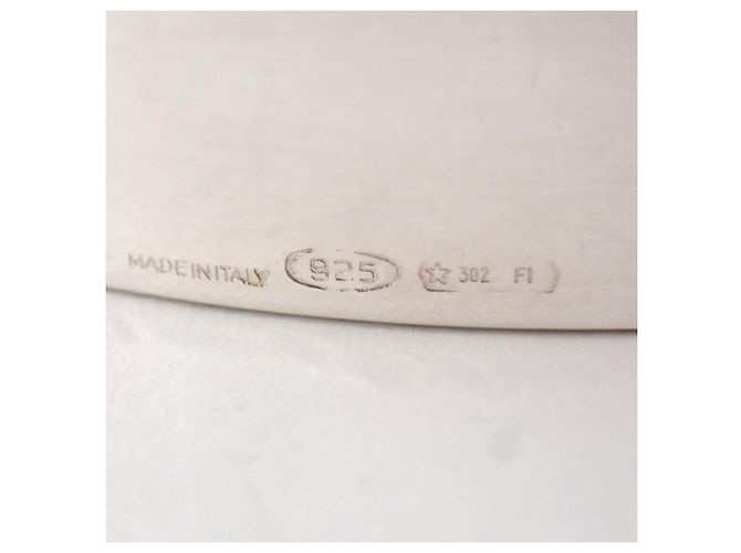 Bracciale rigido Gucci 925 con logo G - vista 7