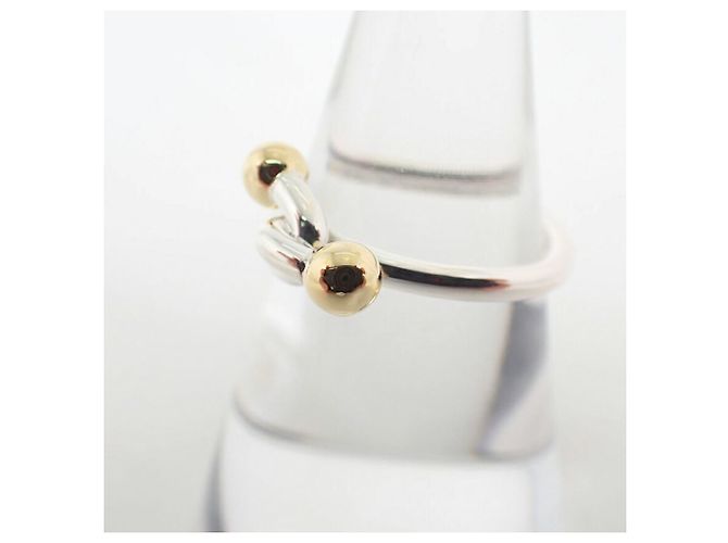 Anello a fascia in argento sterling e oro giallo Tiffany & Co. - vista 3