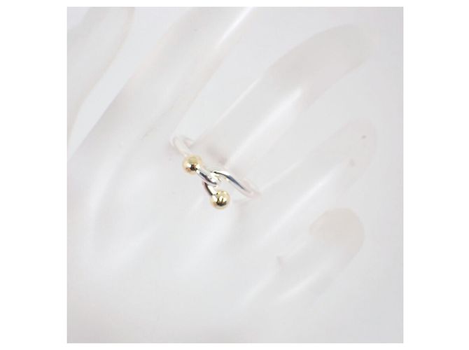 Anello a fascia in argento sterling e oro giallo Tiffany & Co. - vista 4