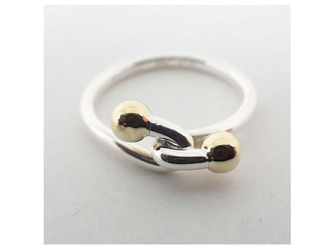 Anello a fascia in argento sterling e oro giallo Tiffany & Co. - vista 5