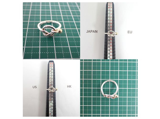Anello combinato Tiffany & Co. 925 750 Hook Eye - vista 11
