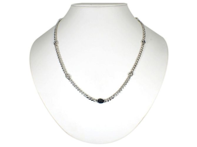 Collana con pendente Interlocking G in argento 925 Gucci - vista 2
