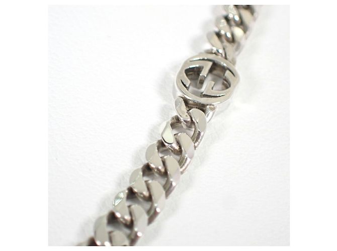 Collana con pendente Interlocking G in argento 925 Gucci - vista 6