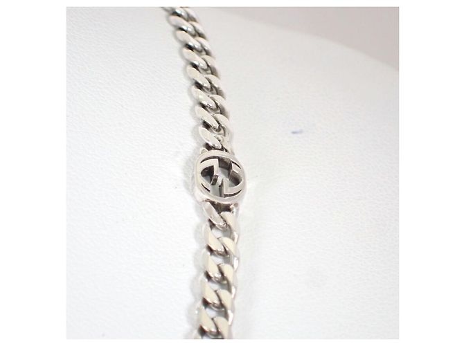Collana con pendente Interlocking G in argento 925 Gucci - vista 7